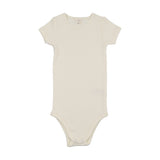 Short Sleeve Onesie - Cream