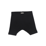 Basic Ribbed Shorts - Black