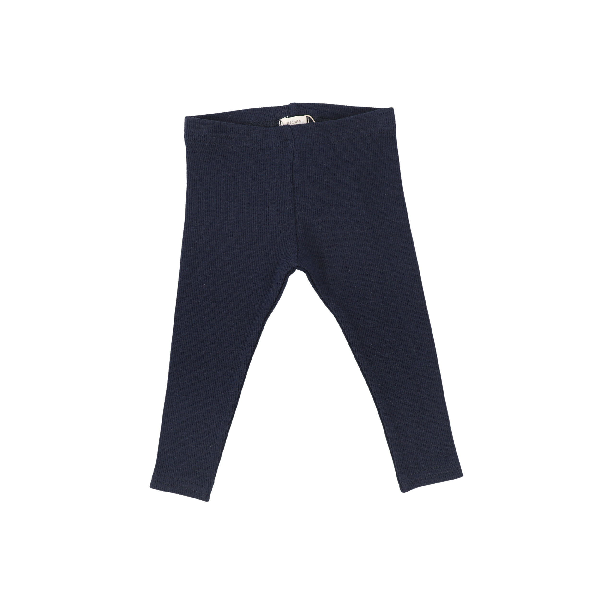 Basic Ribbed Leggings - Navy