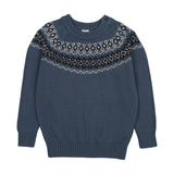 Heirloom Knits Boy's Sweater-Dried Blue