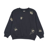 Olive Patch Sweatshirt-Navy