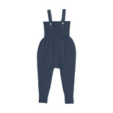 Knit Overalls-Vintage Blue