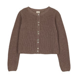 Fine Knit Cardigan-Misty Oat Heather