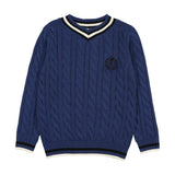 Limited Capsule Cable Sweater-Bellwether Blue