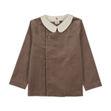 Velvet Blazer-Misty Oat