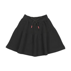 Mon Paris Girls Panel Skirt-Black