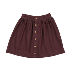 Rugged Threads Skirt-Burgundy Denim