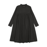 Rugged Threads Mockneck Dress-Black