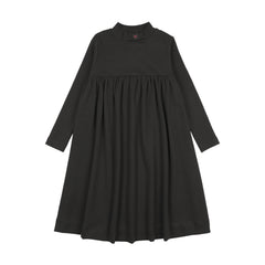 Rugged Threads Mockneck Dress-Black