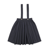 Suspender Skirt-Navy