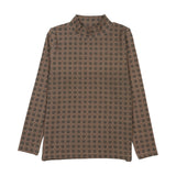 Home Garden Printed Mockneck-Ecru