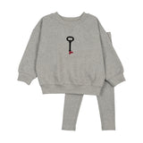Limited Capsule Sweatshirt Set -Toddler-Light Gray Heather
