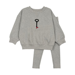 Limited Capsule Sweatshirt Set -Toddler-Light Gray Heather