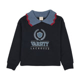 Fan Club Girls Sweatshirt-Navy Denim