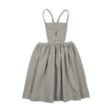 Limited Capsule Bib Jumper-Light Gray Heather