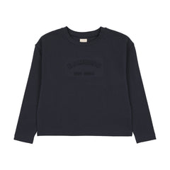 Denim Day Girls Boxy Tee-Navy