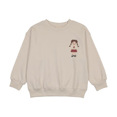 Doll Sweatshirt-Ivory