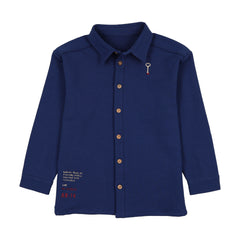 Limited Capsule Long Sleeve Shirt Boys-Bellwether Blue
