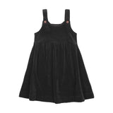 Velour Girls Jumper-Black