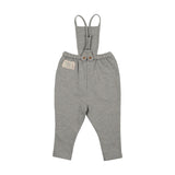 Limited Capsule Bib Overalls-Light Gray Heather