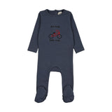 Bike Footie-Vintage Blue