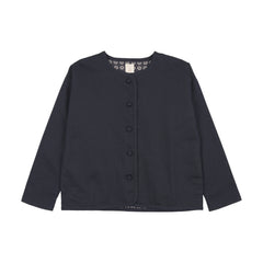 Home Garden Boys Single Breasted Blazer-Navy