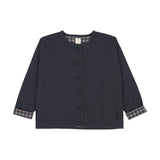 Home Garden Boys Single Breasted Blazer-Navy