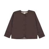Home Garden Boys Single Breasted Blazer-Chocolate Brown
