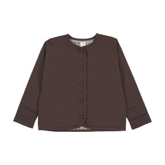Home Garden Boys Single Breasted Blazer-Chocolate Brown