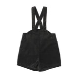 Velvet Overalls-Black