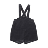 Velvet Overalls-Navy