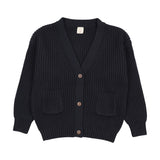 Grandpa Cardigan-Navy