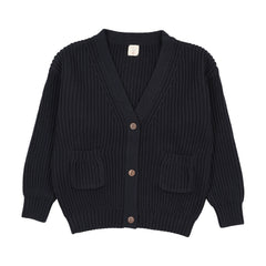 Grandpa Cardigan-Navy