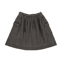 Denim Day Skirt-Grey Wash