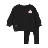 Mon Paris Girls Toddler Set-Black