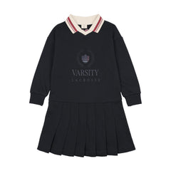 Fan Club Dress-Navy/Red