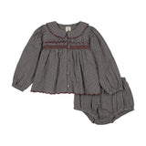 Plaid Edition Girls Toddler Set-Soft Grey Plaid