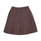Knife Pleated Skirt-Vintage Purple