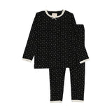 Tiny Twig Lounge Set-Black Print