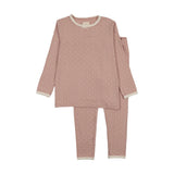 Tiny Twig Lounge Set-Pink Print