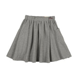 Limited Capsule Circle Skirt-Light Gray Heather