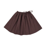 Home Garden Tie Waist Circle Skirt-Vintage Purple