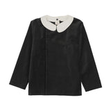 Velvet Blazer-Black
