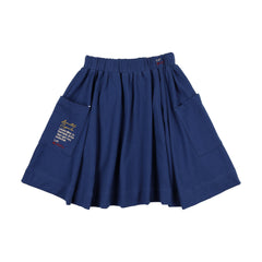 Limited Capsule Circle Skirt-Bellwether Blue