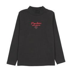 Girls Mockneck-Black