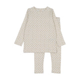 Cherry blossom lounge set-cream/pink
