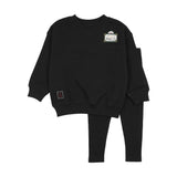 Mon Paris Boys Toddler Set-Black
