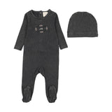 Stitch Studio Footie Set -Off Black