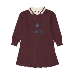 Fan Club Dress-Plum