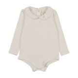 Peter Pan Onesie With Piping-Cream